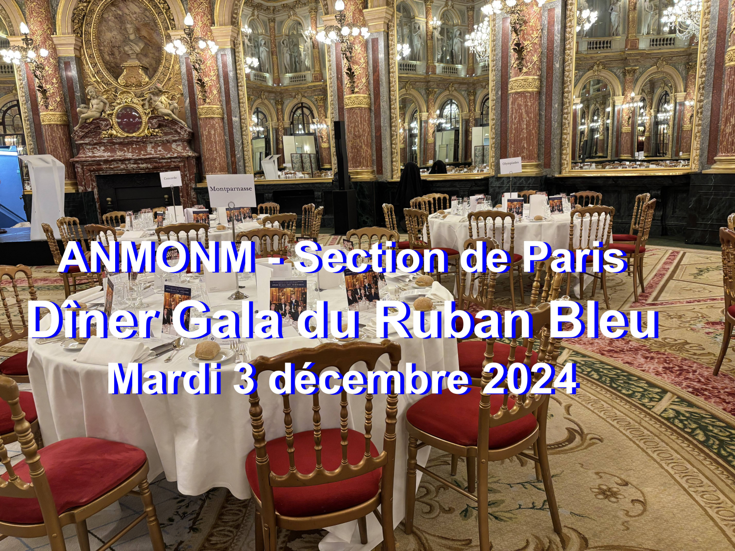 Grand Dîner Gala du Ruban Bleu 2024