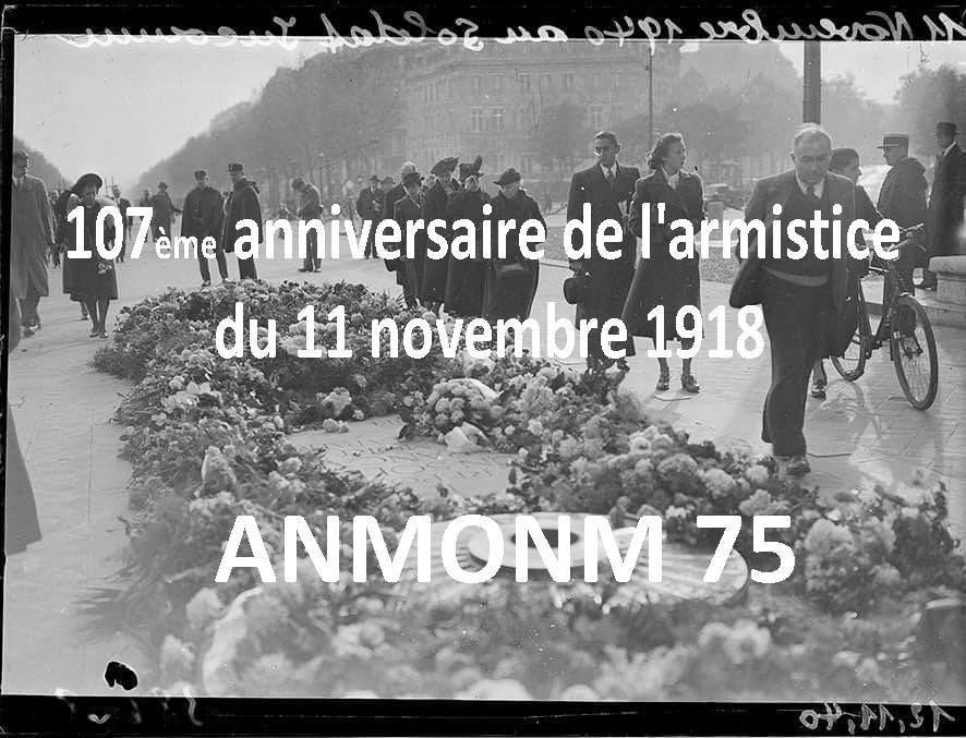 Cérémonies commémoratives du 11 novembre à Paris