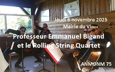Professeur Emmanuel Bigand et le Rolling String Quartet