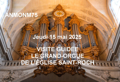Visite guidée du grand orgue de l'église Saint Roch