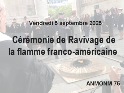 Cérémonie de Ravivage de la flamme franco-américaine 