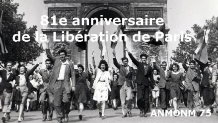 81 anniversaire de la libération de Paris